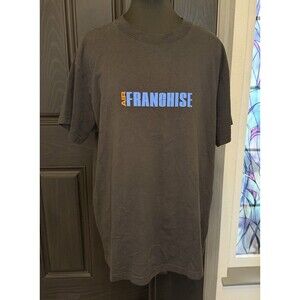 Air Franchise by Franchise Mens Size Size M Black Graphic Design T-Shirt